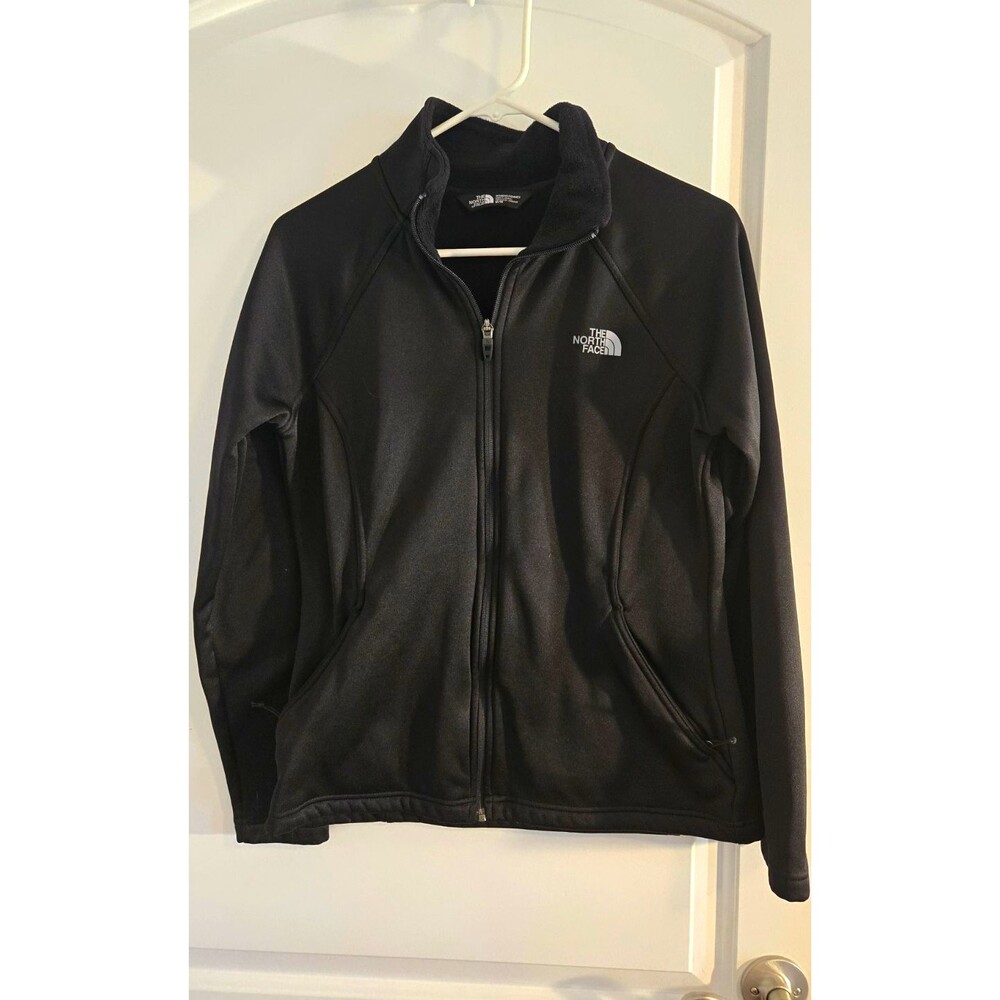 The North Face Black Full Zip Jacket w Pockets Women's Size M Regular Slim fit